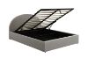 Picture of  [FLOOR MODEL CLEARANCE]  HOFFMAN Fabric Bed Frame with Gas Lift Storage (Grey) in Queen Size