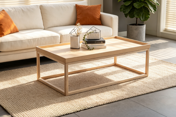 Picture of ADAMSTOWN Wooden Coffee Table (Oak Colour)
