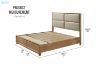 Picture of BRYDEN  Solid Wood Bed Frame with Storage Drawers - Queen Size