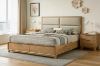 Picture of BRYDEN  Solid Wood Bed Frame with Storage Drawers  - King Size