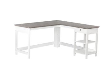Picture of TIVON 150 L-shaped Desk with Drawer & Shelves