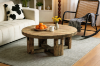Picture of HOMER D90 100% Reclaimed Pine Wood Round Coffee Table