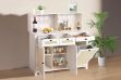 Picture of NORLEN 3-Door Storage Cabinet/Buffet with LED Lighting