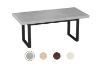 Picture of SYNERGYPLUS Dining Table with Square Metal Legs (Cement Grey) - 200x100