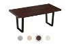Picture of SYNERGYPLUS Dining Table with Trapezoid Metal Legs (Walnut) - 180x90