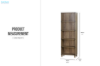 Picture of RIVERTON 5 - Tier Bookcase/Display Shelves (180x60cm)