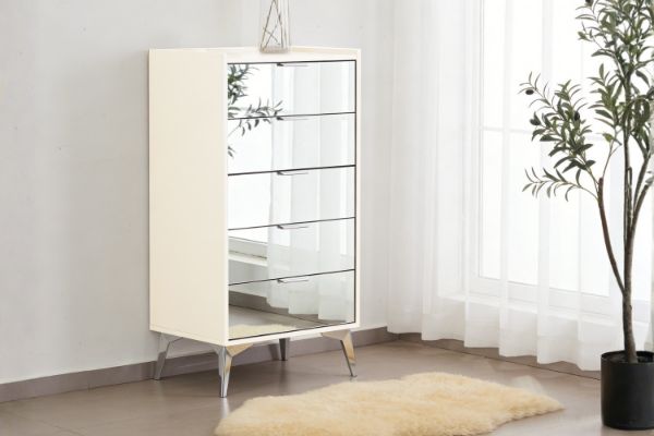 Picture of MIRORA 5-Drawer Mirrored Chest