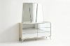 Picture of MIRORA 6-Drawer Mirrored Dresser with Mirror