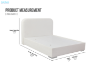Picture of MIRORA Bed Frame in Queen/Super King Size