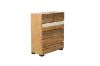 Picture of  [FLOOR MODEL CLEARANCE]  LEAMAN 6-Drawer Solid Acacia Wood Tallboy
