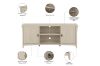 Picture of  [FLOOR MODEL CLEARANCE] YOKO 153 2-Door TV Unit (Cream)