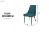 Picture of  [FLOOR MODEL CLEARANCE]  ALNOOR Fabric Dining Chair (Green)