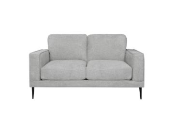 Picture of [FLOOR MODEL CLEARANCE]  LONG ISLAND 2 Seater Fabric Sofa (Light Grey) 
