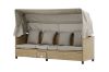 Picture of [FLOOR MODEL CLEARANCE] COSTA Adjustable Outdoor Lounge Day Bed with Canopy