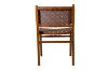 Picture of  [FLOOR MODEL CLEARANCE] NOELLE Natural Cow Leather Solid Teakwood Chair