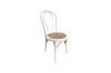 Picture of [FLOOR MODEL CLEARANCE] RAYMON Solid Beech Wood Dining Chair with Rattan Seat (White)