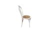 Picture of [FLOOR MODEL CLEARANCE] RAYMON Solid Beech Wood Dining Chair with Rattan Seat (White)