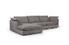 Picture of [FLOOR MODEL CLEARANCE]  SERENA Feather-Filled Sectional Fabric Sofa - Chaise Facing Left