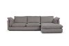 Picture of [FLOOR MODEL CLEARANCE]  SERENA Feather-Filled Sectional Fabric Sofa - Chaise Facing Left