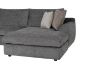 Picture of  [FLOOR MODEL CLEARANCE] HAYVA Feather-Filled Fabric Sectional Sofa - Chaise Facing Right