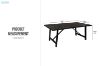 Picture of LAVON 160 Dining Table with Metal Legs