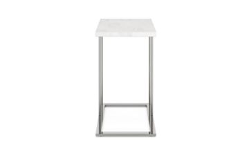 Picture of [FLOOR MODEL CLEARANCE] TALEN C-Shaped Marble Top Side Table