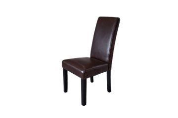 Picture of [FLOOR MODEL CLEARANCE] TIVEN High Back Dining Chair (Brown) 