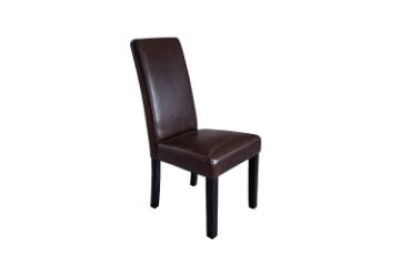 Picture of [FLOOR MODEL CLEARANCE] TIVEN High Back Dining Chair (Brown) 