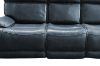 Picture of  [FLOOR MODEL CLEARANCE] SOMIA 3 Seat Top-Grain Leather Manual Reclining Sofa Range (Dark Blue)