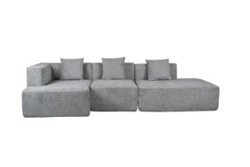 Picture of  [FLOOR MODEL CLEARANCE] BRAIDEN Fabric Sectional Compressed Sofa - Chaise Facing Right