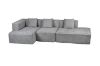 Picture of  [FLOOR MODEL CLEARANCE] BRAIDEN Fabric Sectional Compressed Sofa - Chaise Facing Right