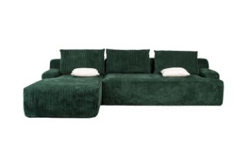 Picture of  [FLOOR MODEL CLEARANCE]  BRUNO Corduroy Sectional Chaise Facing Left Compressed Sofa
