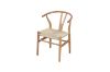 Picture of WISHBONE Solid Beech Wood Y Replica Chair (Natural) - 2 Chairs in 1 Carton
