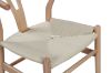 Picture of WISHBONE Solid Beech Wood Y Replica Chair (Natural) - 2 Chairs in 1 Carton