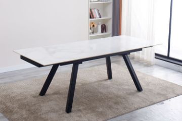 Picture of DALTON 1.8M-2.4M Extension Sintered Stone Top Dining Table