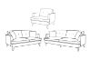 Picture of  [FLOOR MODEL CLEARANCE] BARRET 3 Seater Air Leather Sofa