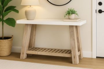 Picture of [FLOOR MODEL CLEARANCE] ANTON Solid Acacia Wood Console Table