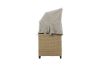 Picture of [FLOOR MODEL CLEARANCE] COSTA Adjustable Outdoor Lounge Day Bed with Canopy