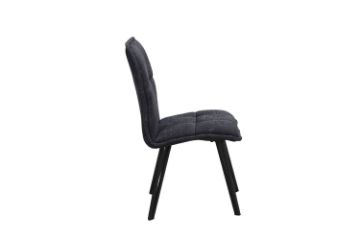 Picture of [FLOOR MODEL CLEARANCE] NOBLE Fabric Dining Chair (Black)