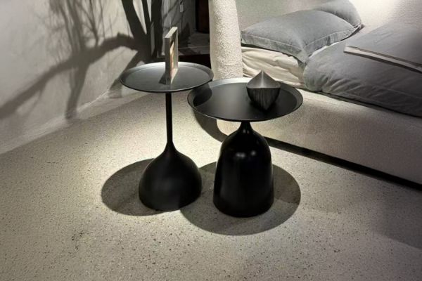 Picture of [FLOOR MODEL CLEARANCE] HIDA GOBLET Shaped Nesting Table Set (Black)