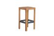 Picture of [FLOOR MODEL CLEARANCE] BALI Solid Teak Wood Outdoor Bar Stool 