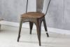 Picture of [FLOOR MODEL CLEARANCE] TOLIX Replica Dining Chair With Solid Rustic Pine Wood (Bronze)