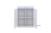 Picture of [FLOOR MODEL CLEARANCE]  BLANC Buffet with LED Lights (High Gloss White) 