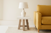 Picture of [FLOOR MODEL CLEARANCE]ANTON Solid Acacia Wood Square Side Table 
