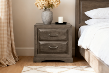 Picture of [FLOOR MODEL CLEARANCE] ARTEMIS 2-Drawer Bedside Table 