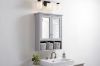 Picture of [FLOOR MODEL CLEARANCE]ALLEN 2-Door Mirrored Bathroom Wall Cabinet (Grey) 