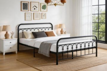 Picture of LIRA Metal Bed Frame in Double/Queen Size