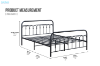 Picture of LIRA Metal Bed Frame - Queen Size