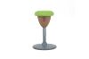 Picture of MOVI Height Adjustable 360° Swivel Self-Balancing Wobble Stool (Dark Grey)