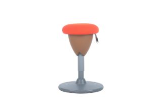 Picture of MOVI 360° Swivel Adjustable  Height Wobble Chair  (Orange)